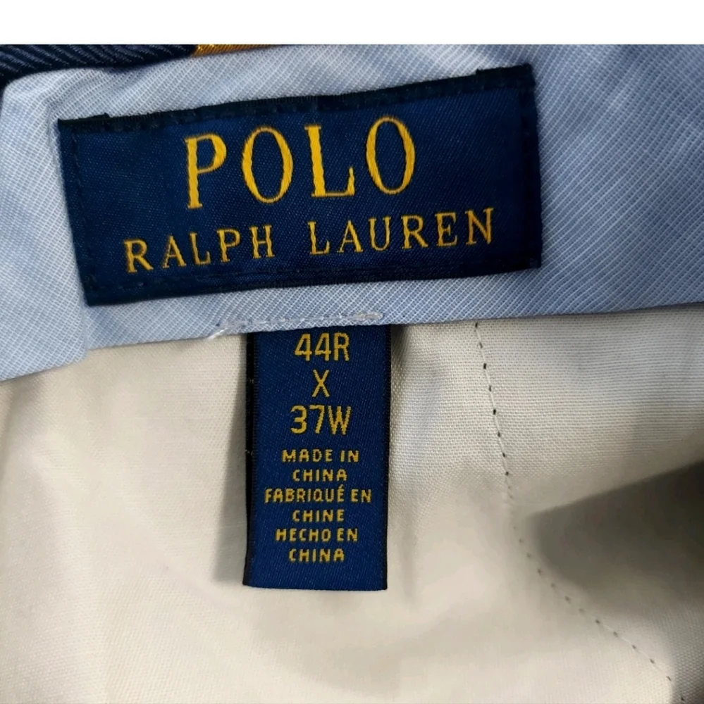 Polo Ralph Lauren Men Pants Size 37 Charcoal Gray Suit Trousers Unhemmed New